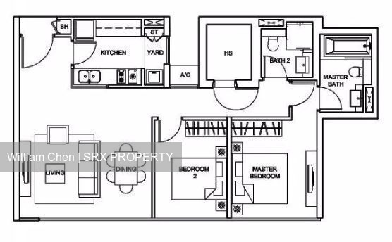 Wilkie Studio (D9), Apartment #206277191